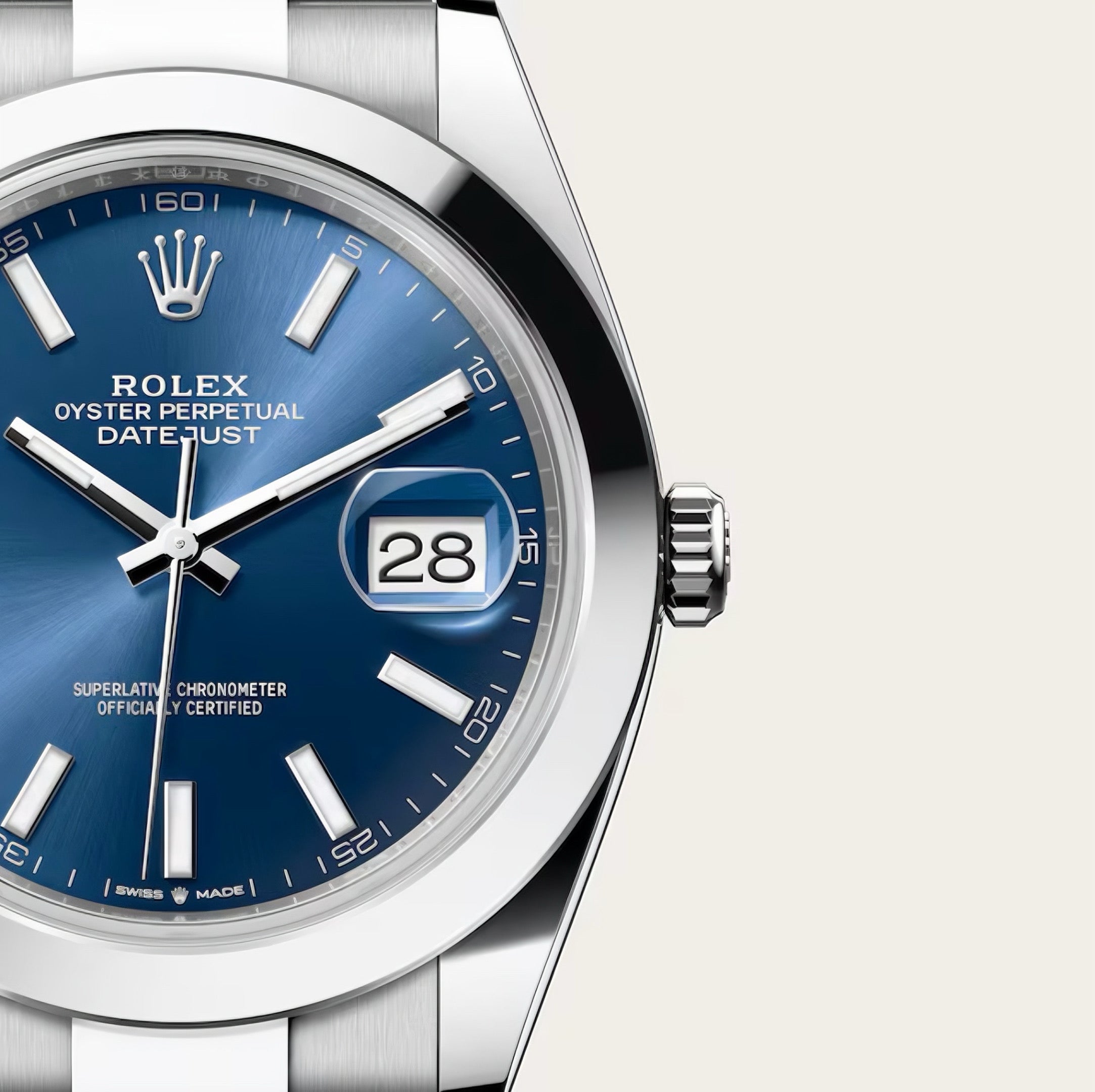 Rolex
Datejust
Oyster, 41 mm, Oystersteel
M126300-0001