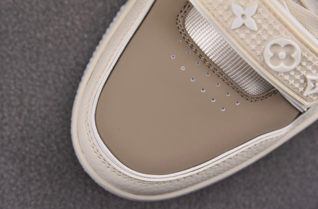 Louis Vuitton LV Trainer Monogram Flower Beige