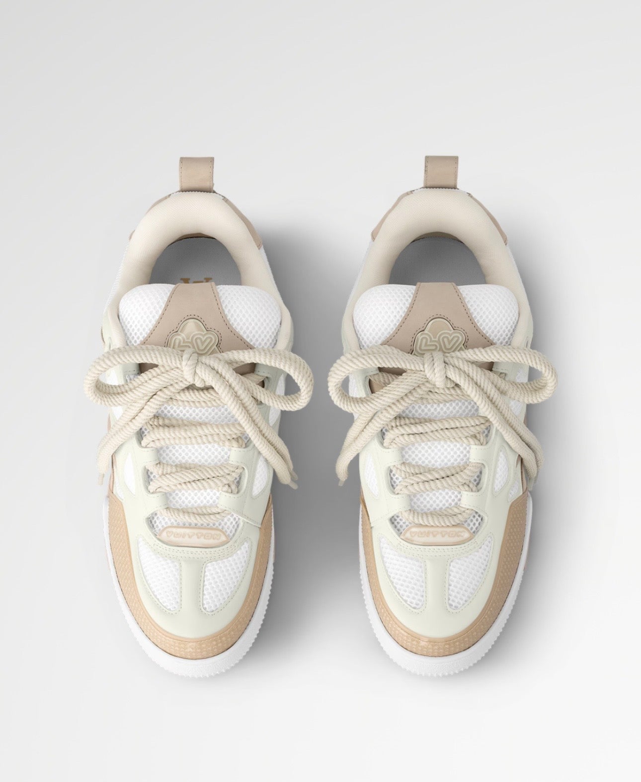 Louis Vuitton LV Skate Sneaker Beige White