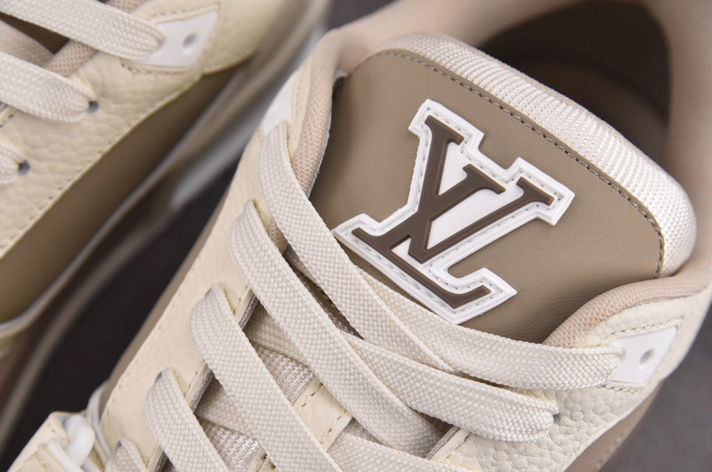 Louis Vuitton LV Trainer Monogram Flower Beige