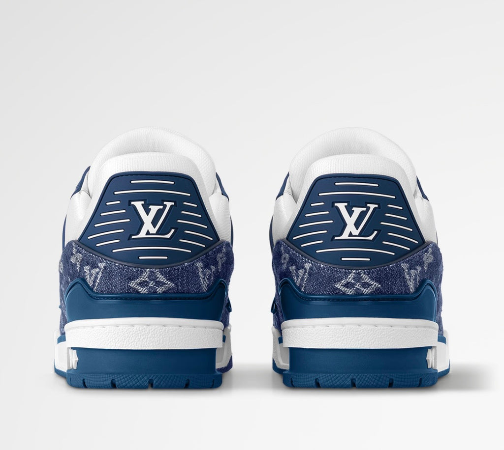 Louis Vuitton LV Trainer White Blue