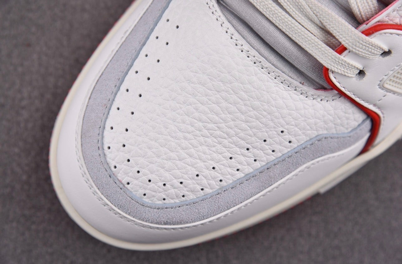 Louis Vuitton Trainer #54 Signature White Red