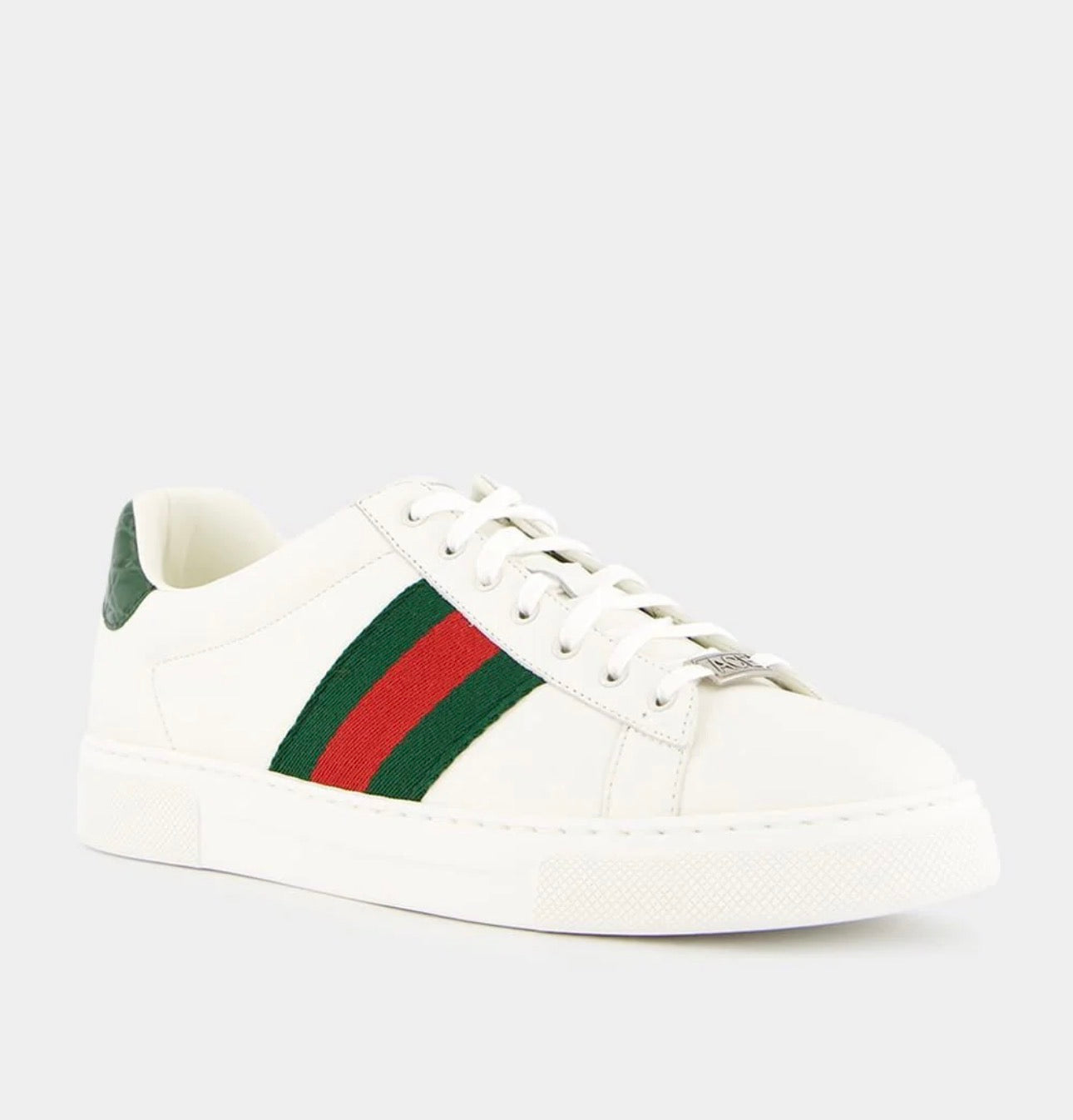 GUCCI Green And Red Web Ace