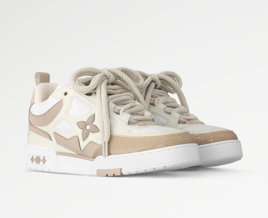 Louis Vuitton LV Skate Sneaker Beige White