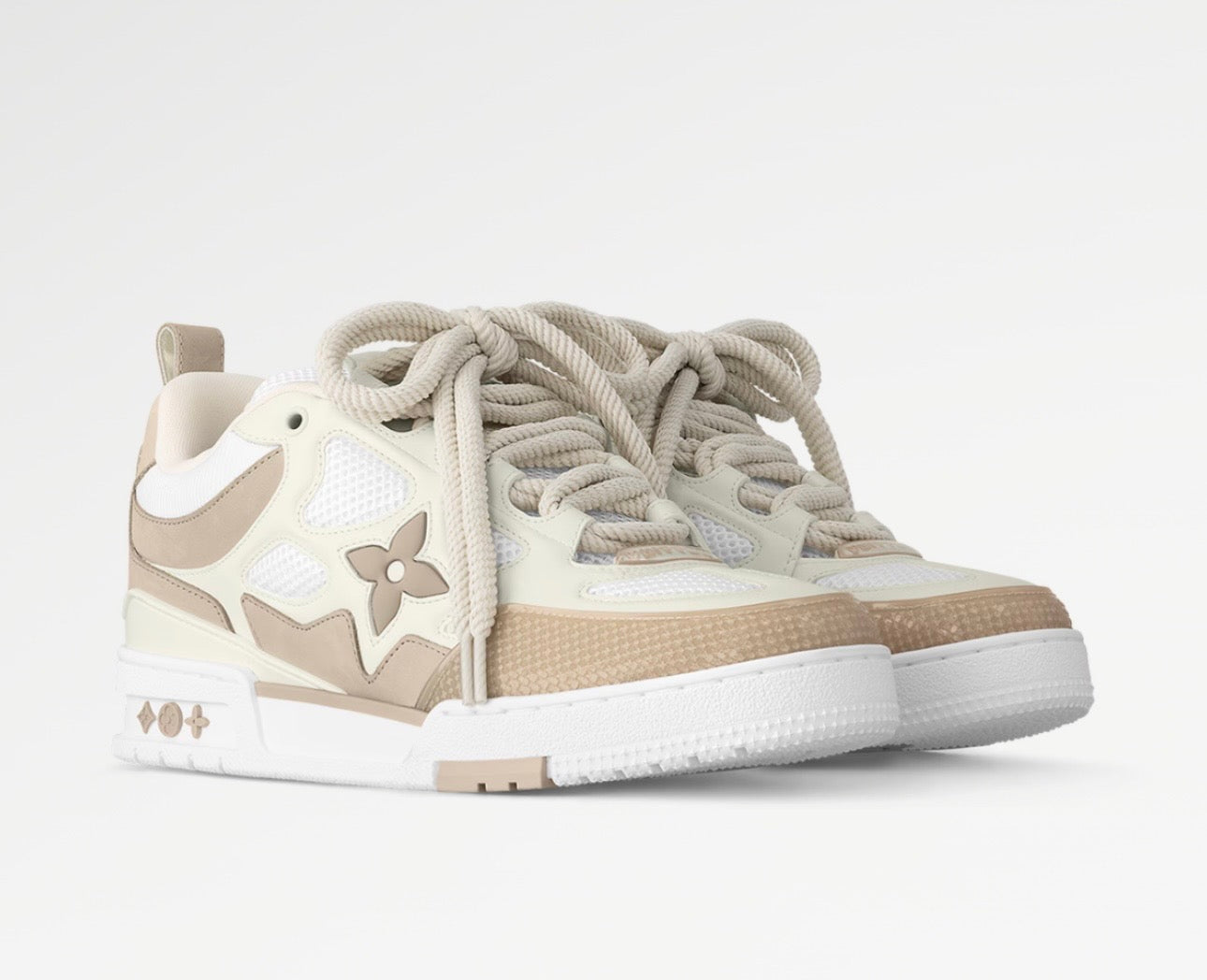 Louis Vuitton LV Skate Sneaker Beige White