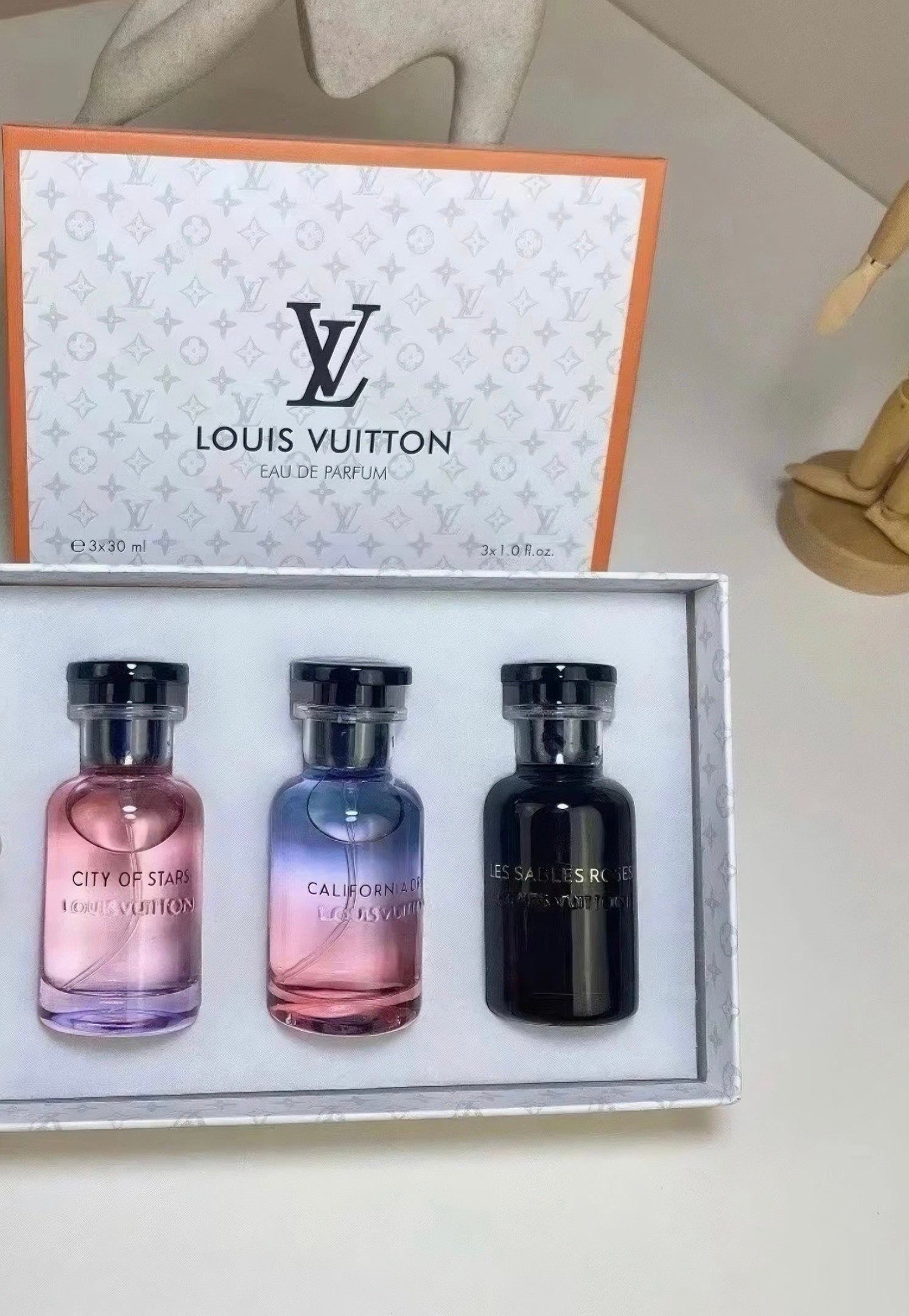 Perfume de LV-30ml * 3 com cabeça de pulverização