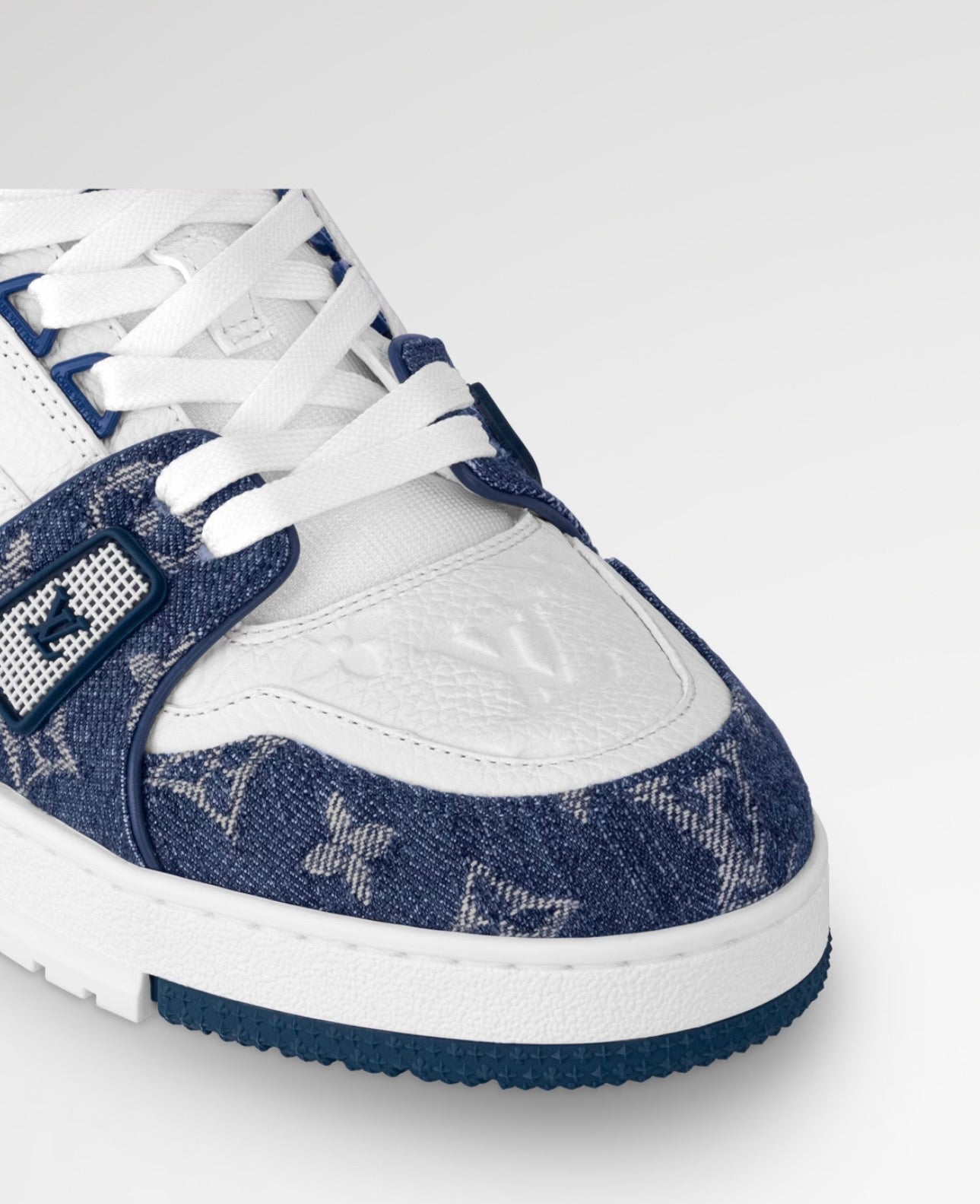 Louis Vuitton LV Trainer White Blue