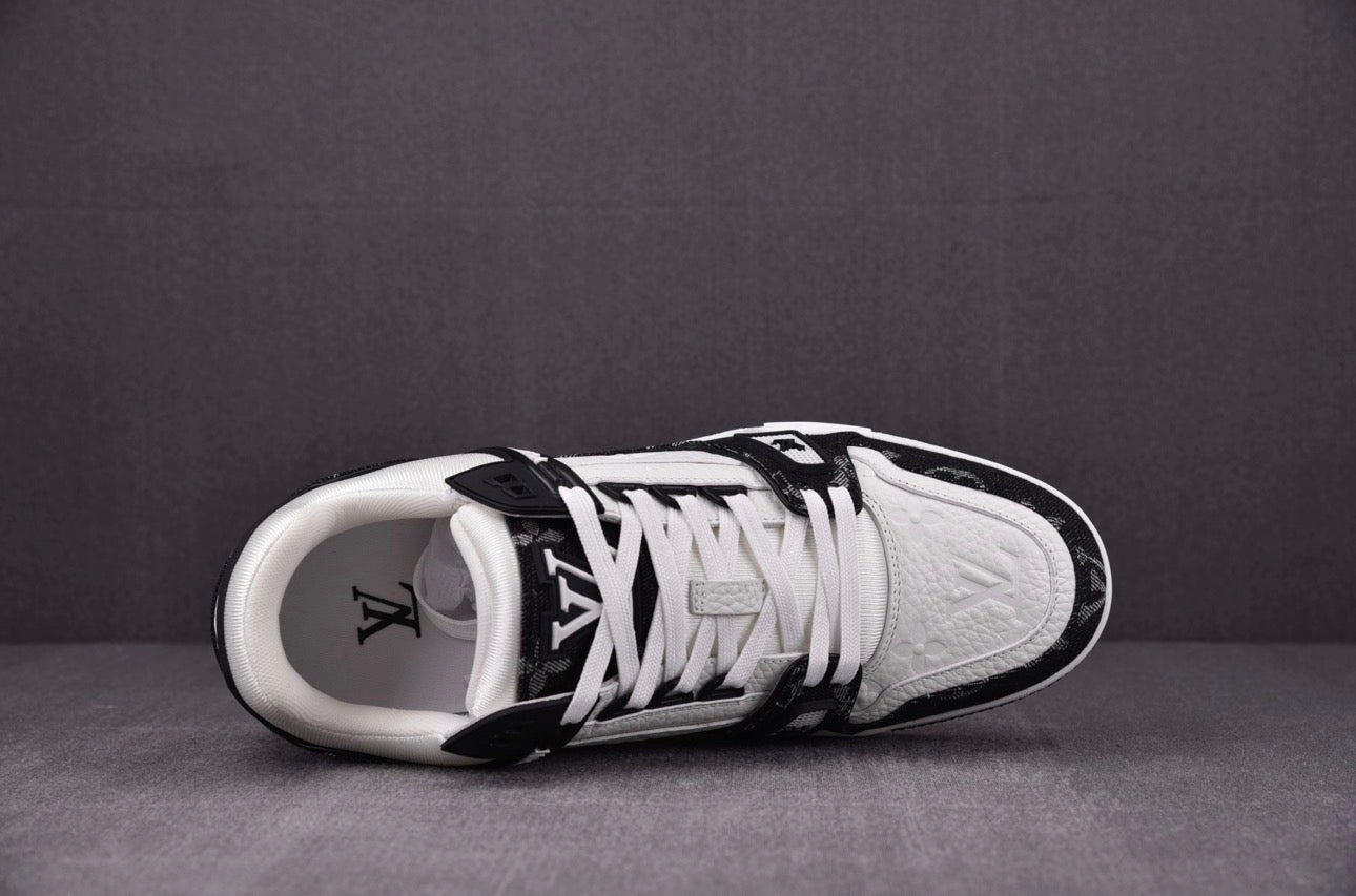 Louis Vuitton LV Trainer White Black