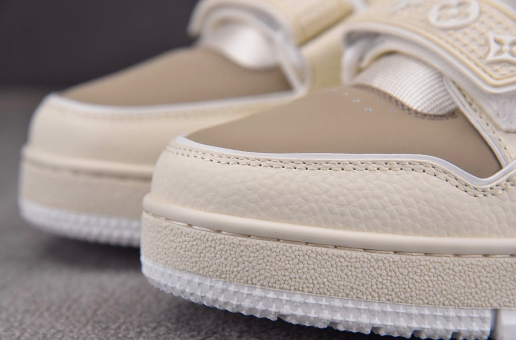 Louis Vuitton LV Trainer Monogram Flower Beige