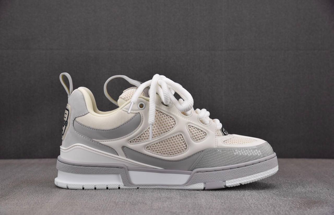 Louis Vuitton Skate Gray White