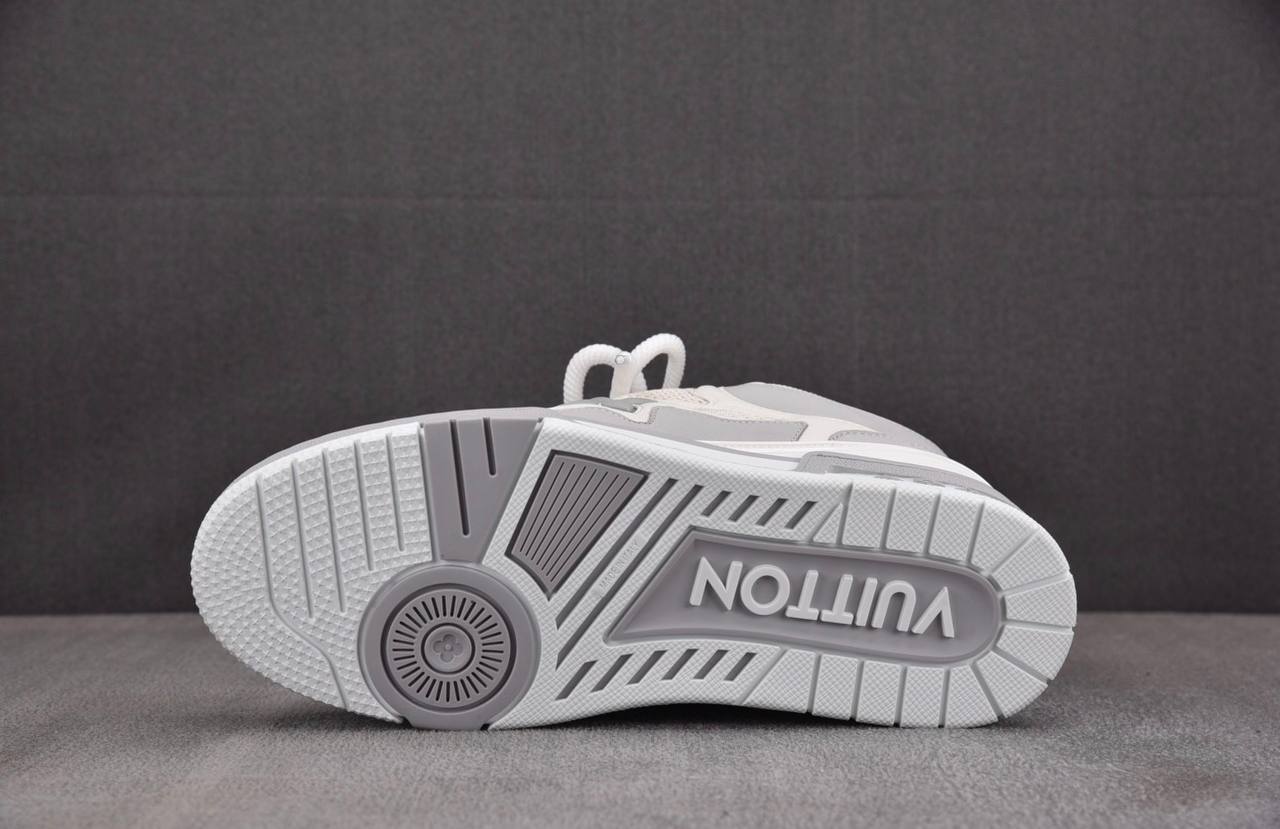 Louis Vuitton Skate Gray White