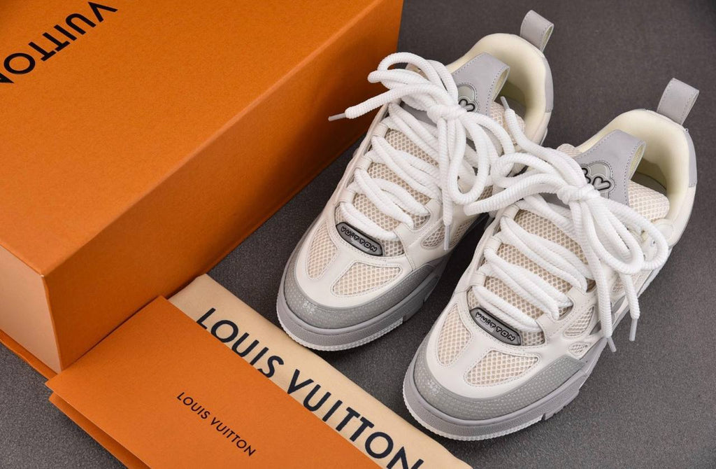 Louis Vuitton Skate Gray White