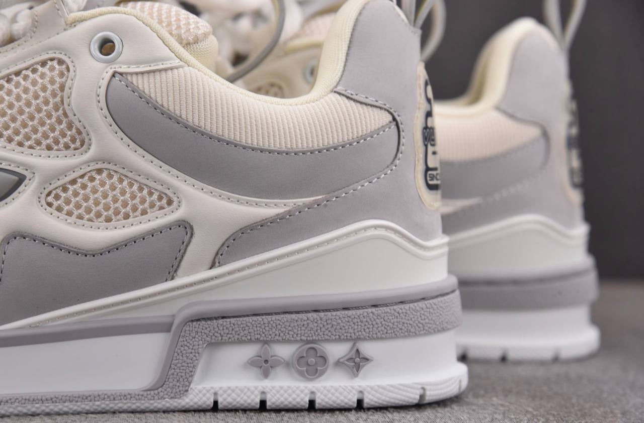 Louis Vuitton Skate Gray White